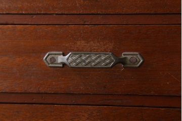 レトロ家具　昭和レトロ　古い木製のアンティーク5杯小引き出し