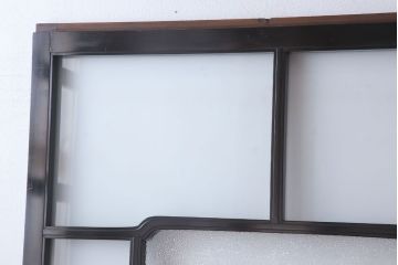 板絵　盛り上げ彩色　美しい絵のガラス戸2枚セット(2)