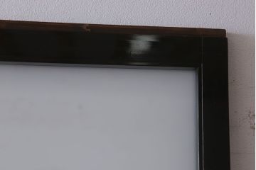 板絵　盛り上げ彩色　美しい絵のガラス戸2枚セット(2)