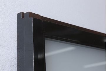 板絵　盛り上げ彩色　美しい絵のガラス戸2枚セット(2)