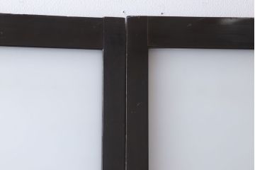 板絵　盛り上げ彩色　美しい絵のガラス戸2枚セット(2)