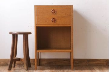 中古　メーベルトーコー(MOBEL TOKO)　サイドテーブル(キャビネット・電話台)