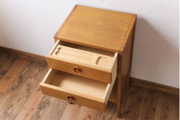 中古　メーベルトーコー(MOBEL TOKO)　サイドテーブル(キャビネット・電話台)