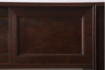 アンティーク家具　 明治大正期　古民具・骨董　玉杢!総欅材の上質な茶箪笥(茶棚)