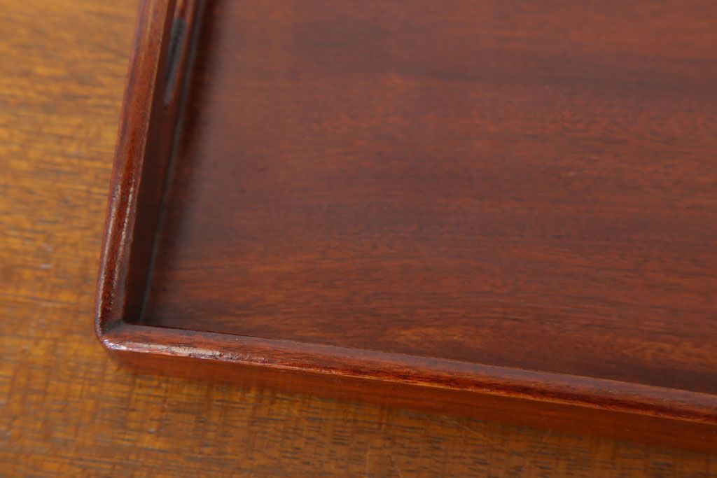 アンティーク雑貨　和製アンティーク　美しい漆塗り!お盆2枚セット