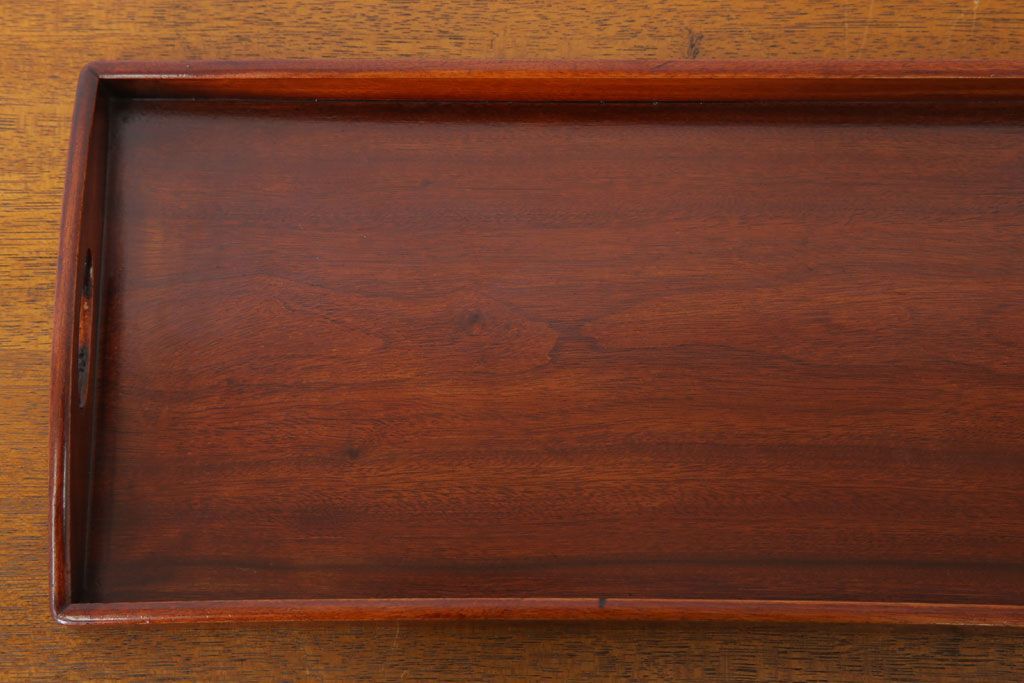 アンティーク雑貨　和製アンティーク　美しい漆塗り!お盆2枚セット