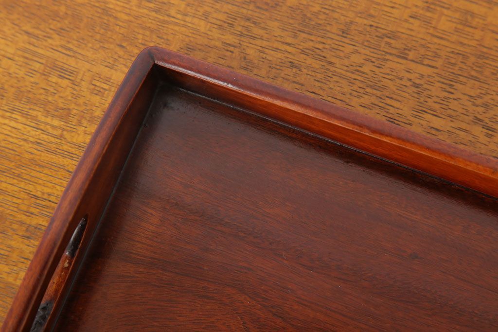 アンティーク雑貨　和製アンティーク　美しい漆塗り!お盆2枚セット