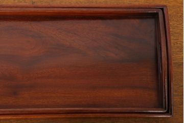 アンティーク雑貨　和製アンティーク　美しい漆塗り!お盆2枚セット