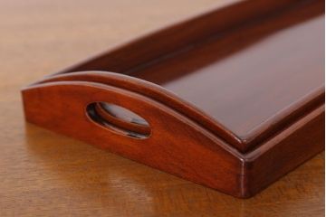 アンティーク雑貨　和製アンティーク　美しい漆塗り!お盆2枚セット