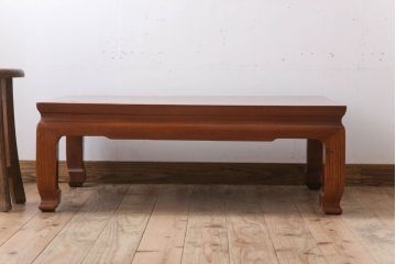 アンティーク家具　和製アンティーク　総欅材の座卓(センターテーブル)