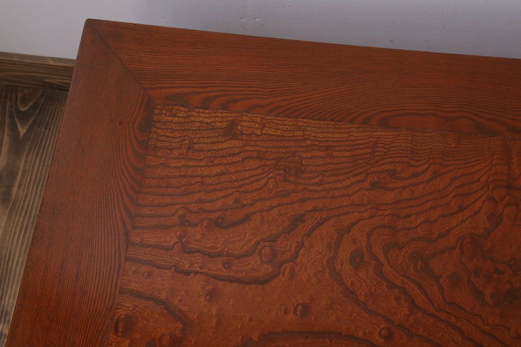 アンティーク家具　和製アンティーク　総欅材の座卓(センターテーブル)