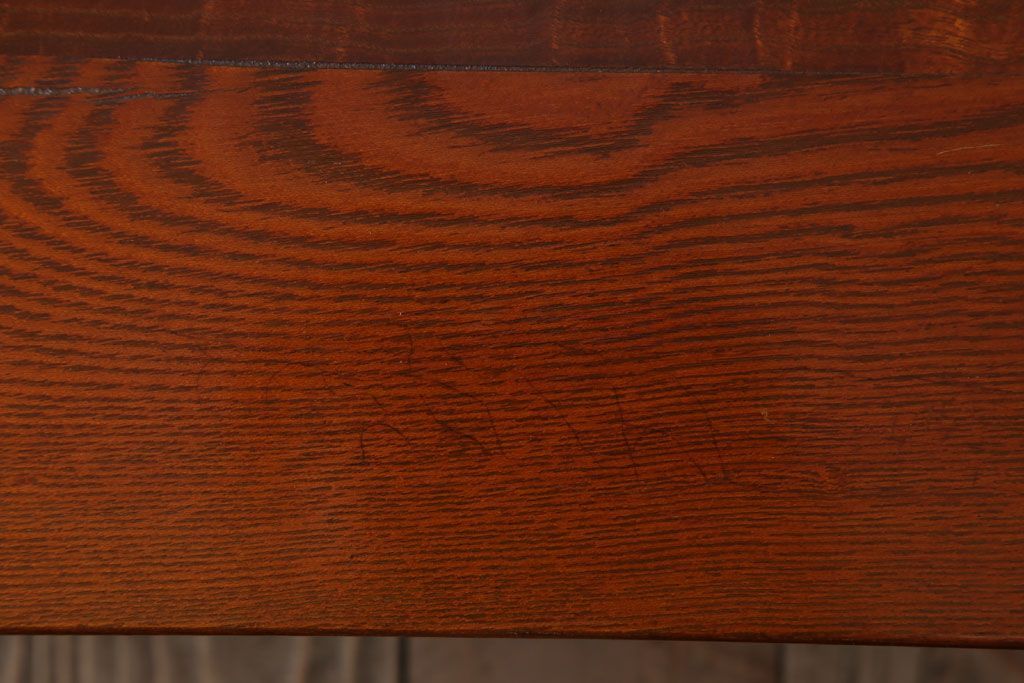 アンティーク家具　和製アンティーク　総欅材の座卓(センターテーブル)