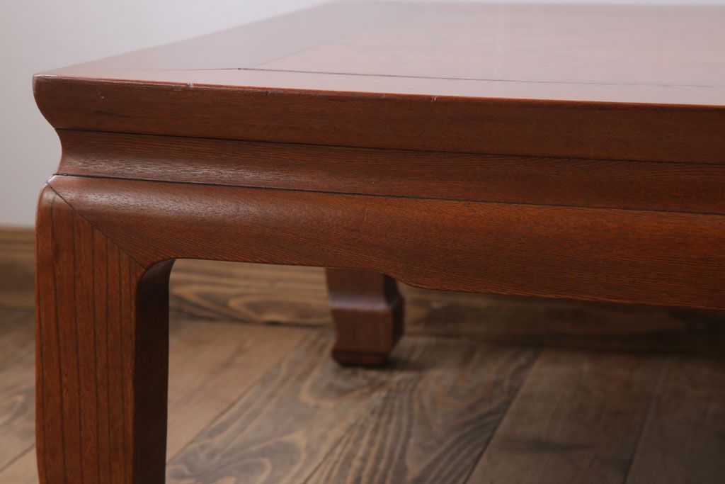 アンティーク家具　和製アンティーク　総欅材の座卓(センターテーブル)