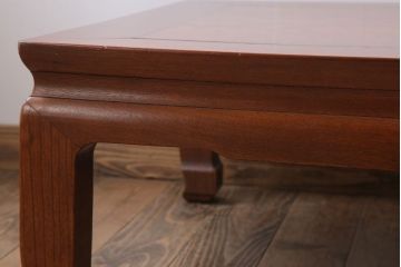 アンティーク家具　和製アンティーク　総欅材の座卓(センターテーブル)