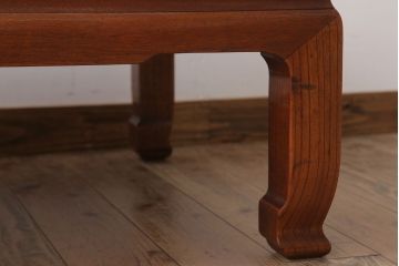 アンティーク家具　和製アンティーク　総欅材の座卓(センターテーブル)