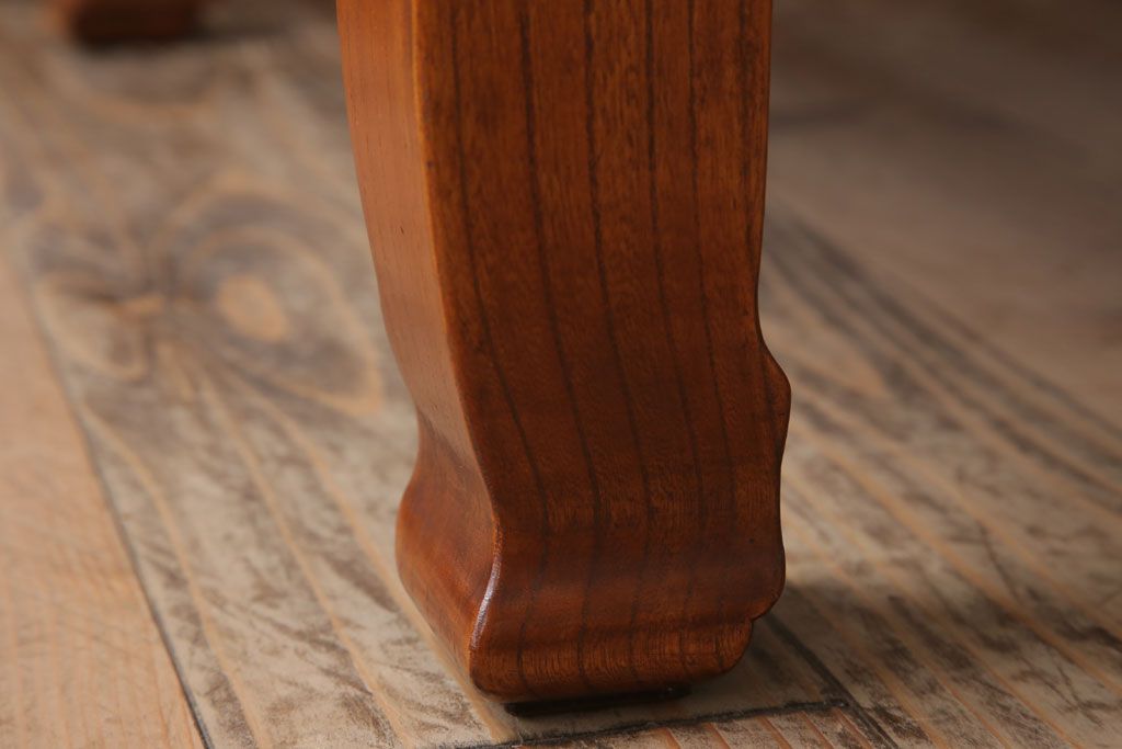 アンティーク家具　和製アンティーク　総欅材の座卓(センターテーブル)