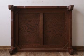 アンティーク家具　和製アンティーク　総欅材の座卓(センターテーブル)