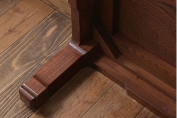 アンティーク家具　和製アンティーク　総欅材の座卓(センターテーブル)