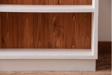 アンティーク家具　8杯引き出し付き!大きなペイント本棚