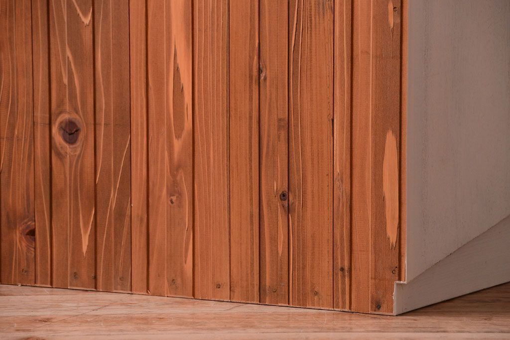 アンティーク家具　8杯引き出し付き!大きなペイント本棚