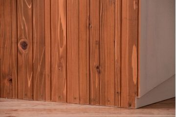 アンティーク家具　8杯引き出し付き!大きなペイント本棚