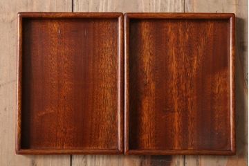 アンティーク家具　大正昭和期　銅のおとし付き!上質な小引き出し(煙草入れ)