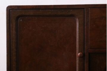 アンティーク家具　大正昭和期　銅のおとし付き!上質な小引き出し(煙草入れ)