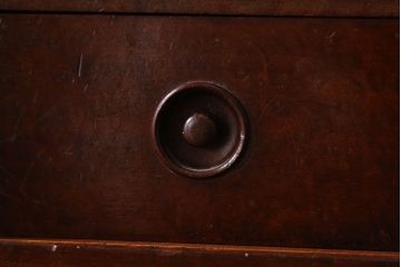 アンティーク家具　大正昭和期　銅のおとし付き!上質な小引き出し(煙草入れ)