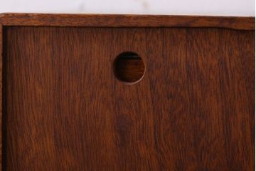 アンティーク家具　大正昭和期　銅のおとし付き!上質な小引き出し(煙草入れ)