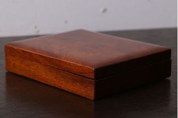 アンティーク家具　大正昭和期　銅のおとし付き!上質な小引き出し(煙草入れ)