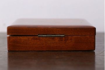 アンティーク家具　大正昭和期　銅のおとし付き!上質な小引き出し(煙草入れ)