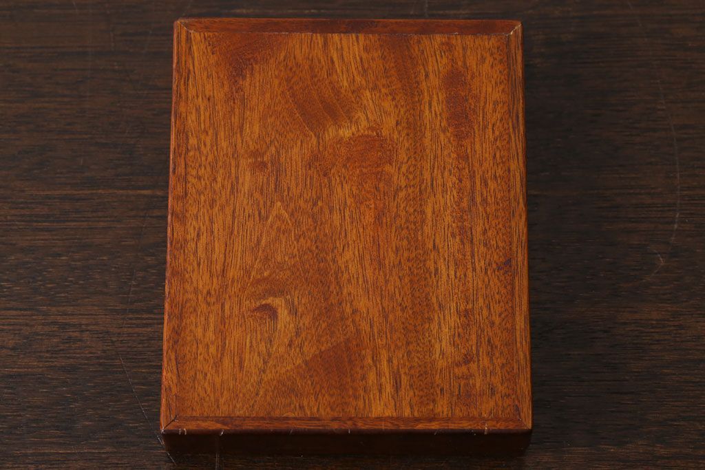 アンティーク家具　大正昭和期　銅のおとし付き!上質な小引き出し(煙草入れ)