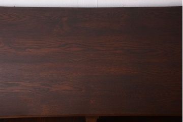 レトロ家具　アンティーク　特大サイズ　昭和レトロな木製作業台(カウンターテーブル)(2)