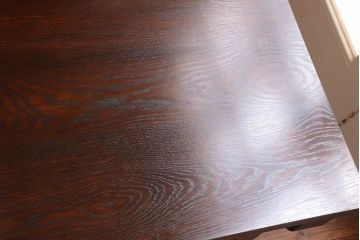 レトロ家具　アンティーク　特大サイズ　昭和レトロな木製作業台(カウンターテーブル)(2)