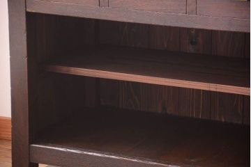 レトロ家具　アンティーク　特大サイズ　昭和レトロな木製作業台(カウンターテーブル)(2)