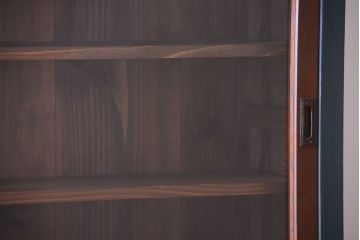 アンティーク家具　引き出し5杯付き!二段重ねの大きなペイント収納棚