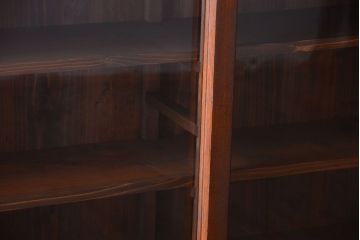 アンティーク家具　引き出し5杯付き!二段重ねの大きなペイント収納棚