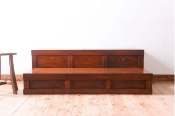 アンティーク雑貨　総欅材　古民具・骨董　組み立て式陳列台(飾り台)