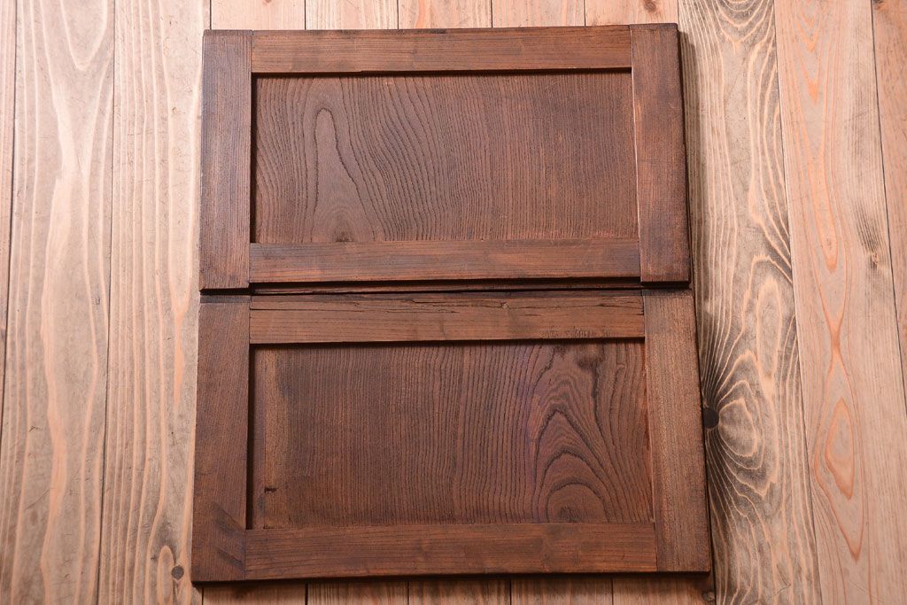 アンティーク雑貨　総欅材　古民具・骨董　組み立て式陳列台(飾り台)