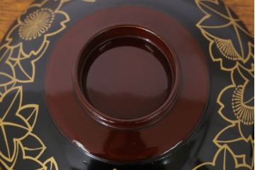 アンティーク雑貨　和製アンティーク　木製蒔絵椀10客セット(漆器)
