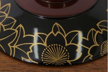 アンティーク雑貨　和製アンティーク　木製蒔絵椀10客セット(漆器)