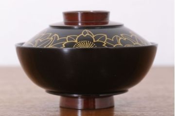 アンティーク雑貨　和製アンティーク　木製蒔絵椀10客セット(漆器)