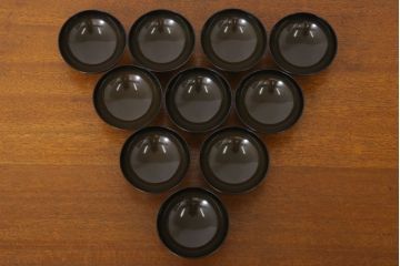 アンティーク雑貨　和製アンティーク　木製蒔絵椀10客セット(漆器)