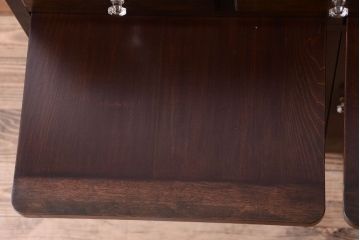 レトロ家具　昭和レトロ　変わり型　脚付き!古い木製のアンティークデンタルキャビネット