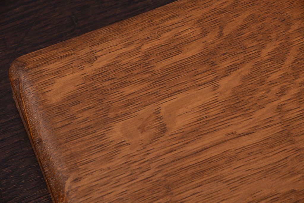 アンティーク雑貨　和製アンティーク　古いナラ材の小物収納文箱(木箱・小箱・収納箱)