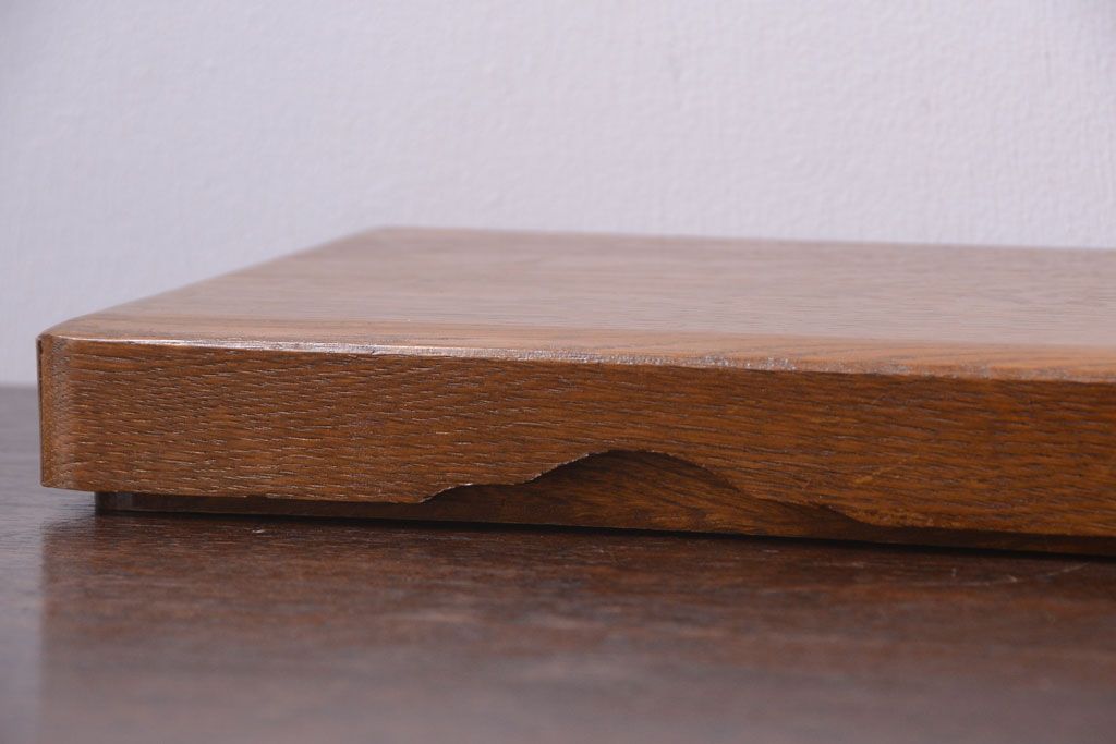 アンティーク雑貨　和製アンティーク　古いナラ材の小物収納文箱(木箱・小箱・収納箱)