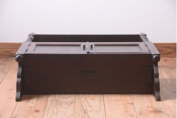 中古　民芸家具　ビンテージ　壁掛け吊り棚(飾り棚・コレクションボード)