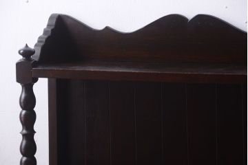 中古　民芸家具　ビンテージ　壁掛け吊り棚(飾り棚・コレクションボード)