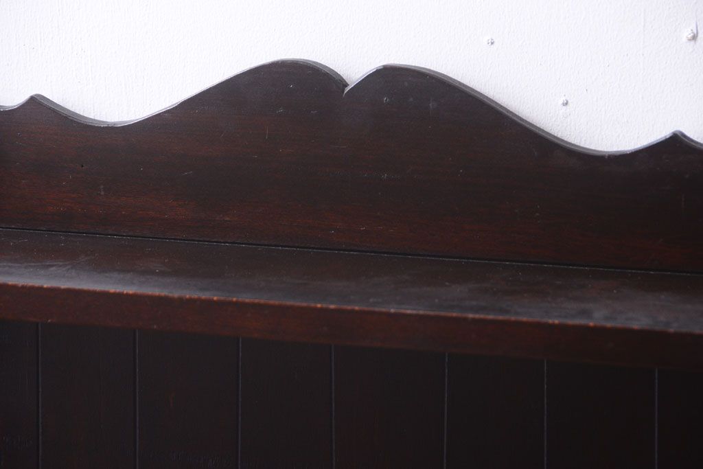 中古　民芸家具　ビンテージ　壁掛け吊り棚(飾り棚・コレクションボード)