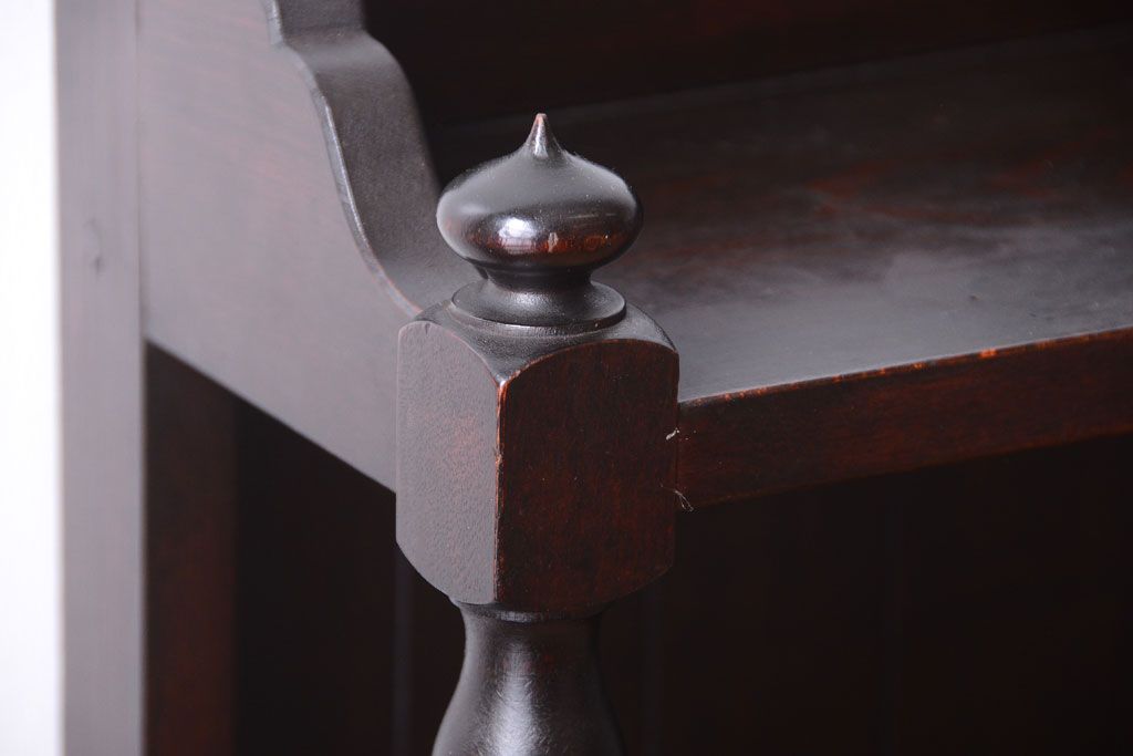 中古　民芸家具　ビンテージ　壁掛け吊り棚(飾り棚・コレクションボード)